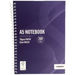 Spiral Pad 200 Pages A/5 Small 
