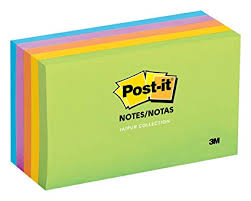 Post It 3x3 Amber Green Red