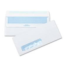 White Envelop Window 10" x 4.5"